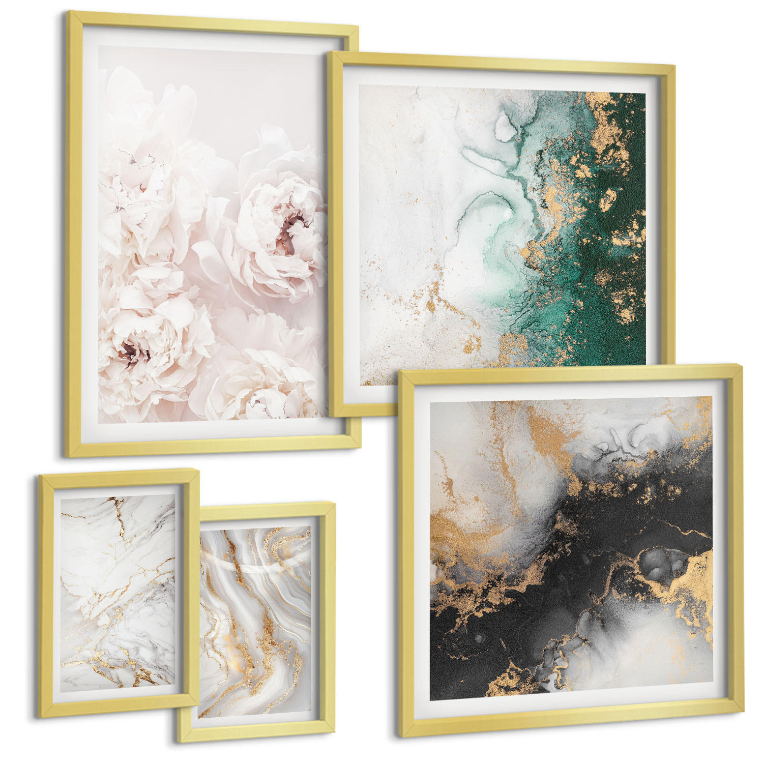 Tulup Bilder Gold 40x60 cm