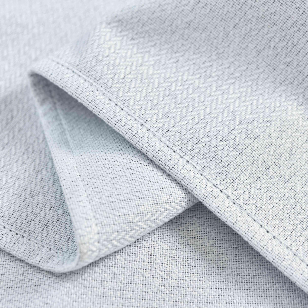 VORHANG 2ER SET »München Dark« HxB 225x145 cm Stein - Hellgrau, Textil (145/225cm) - Gardinenbox