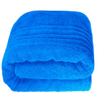 BADETUCH London Karibik Blau 100x200 cm - Hellblau, Textil (100/200cm) - Lashuma