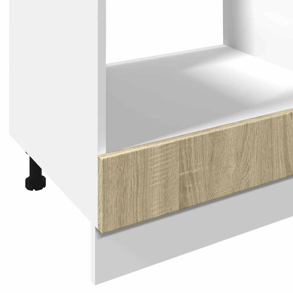 HERDUMBAUSCHRANK Sonoma-Eiche 60/46/81,5 Cm Holzwerkstoff - Sonoma Eiche, Holzwerkstoff (46/81.5/60cm) - vidaXL