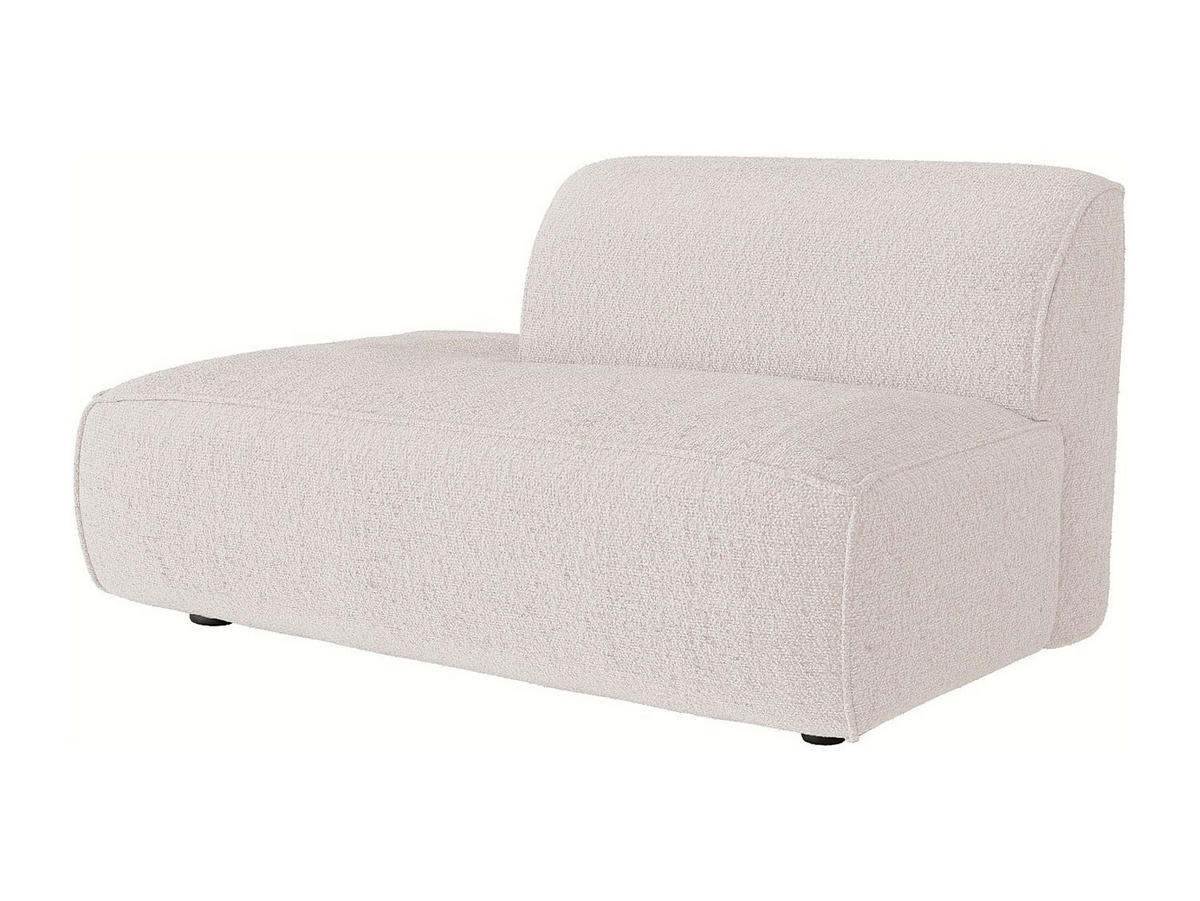 RECAMIERE ohne Schlaffunktion - 1 Person - stoff - beige Camilio - Beige, Textil (130/74/97cm) - Vente-Unique