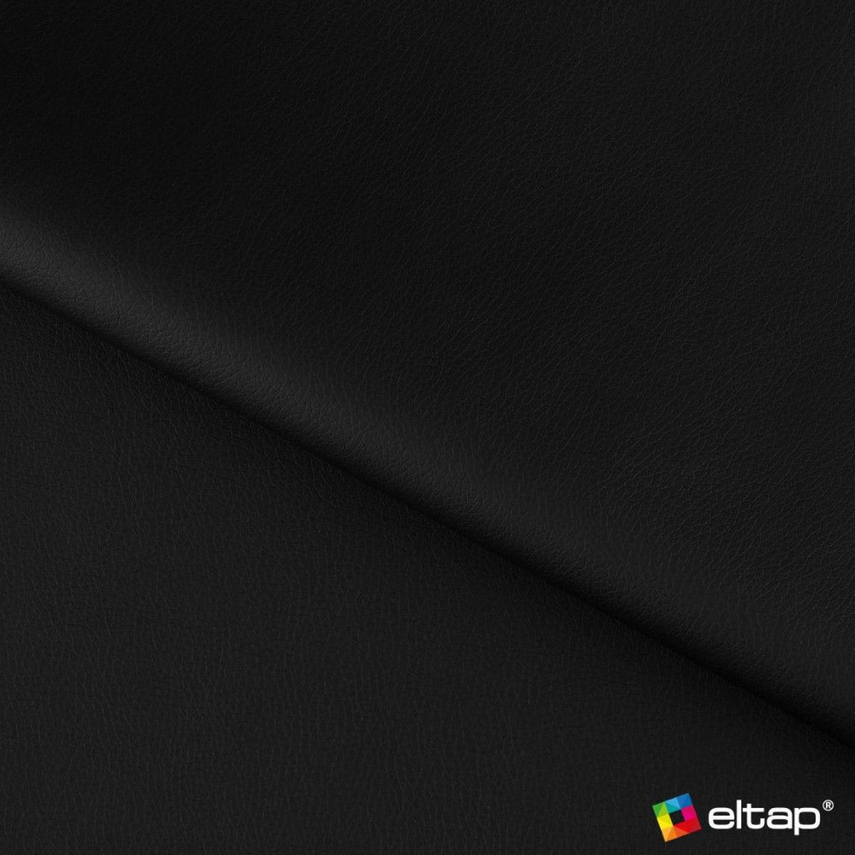ECKSOFA mit Schlaffunktion und Bettkasten - Schwarz, Textil/Metall (276/191cm) - Eltap