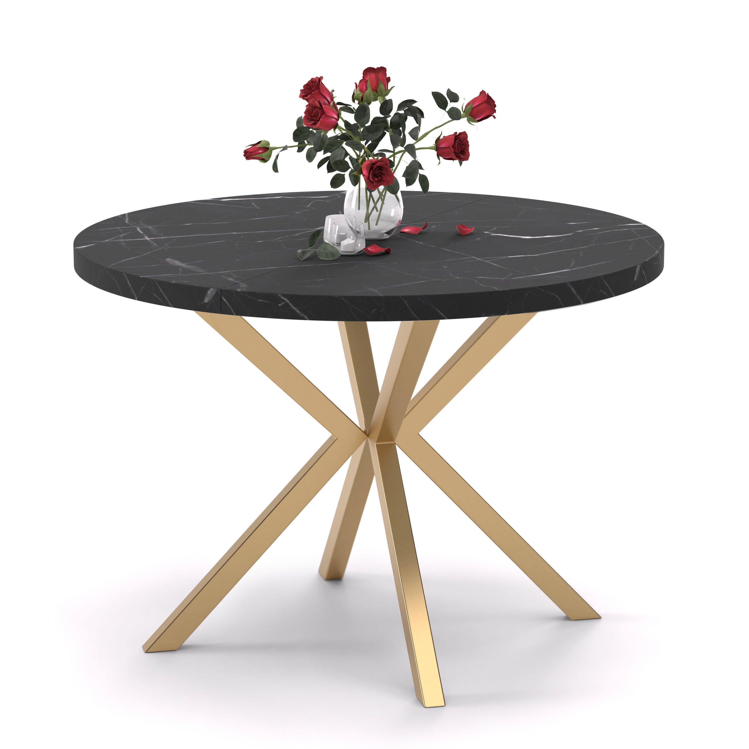 Idohome Ausziehtisch Grau 90x76x90 cm