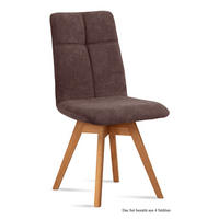 ESSZIMMERSTUHL drehbar (4er-Set) Dorea 47x92x60 Eiche geölt/Braun - Eichefarben/Braun, Kunststoff (60/92/47cm) - 58aufmkessel