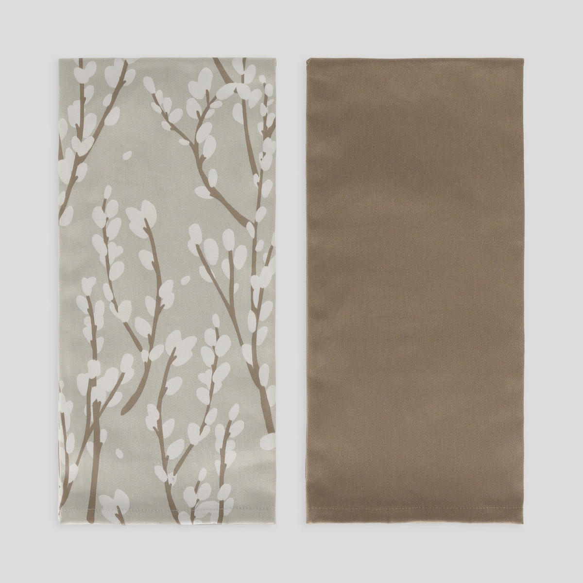 GESCHIRRTUCH-SET Veriba - Beige, Textil (45/65cm) - home&you