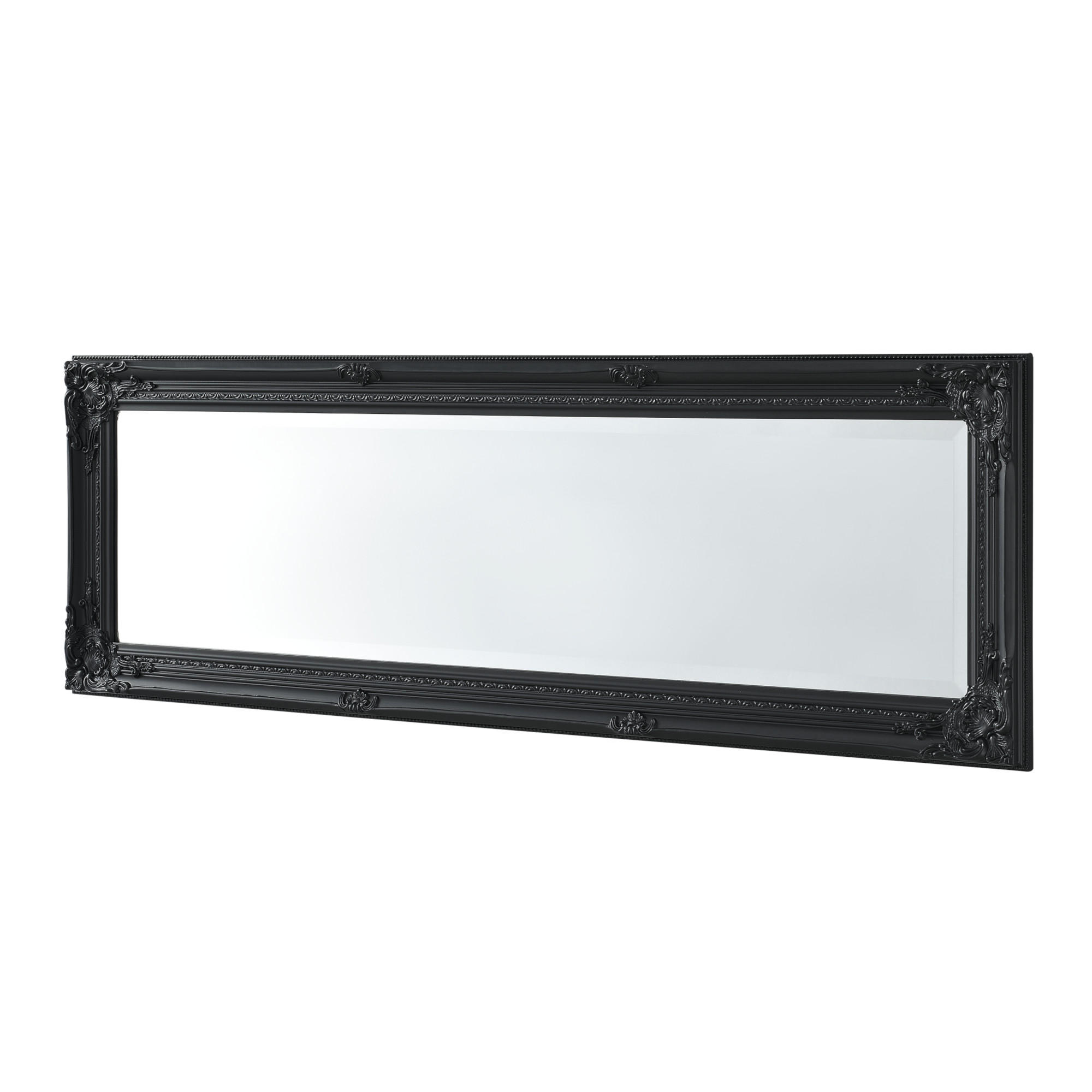 WANDSPIEGEL Livorno - Schwarz, Glas/Holz (28.5/132/118cm) - [en.casa]