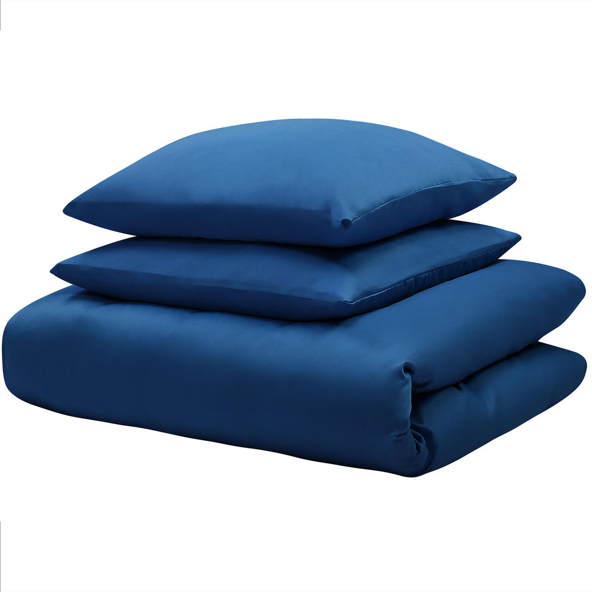 BETTWÄSCHE SET Harmonridge 155x220 cm - Blau, Textil (155/220cm) - Beliani