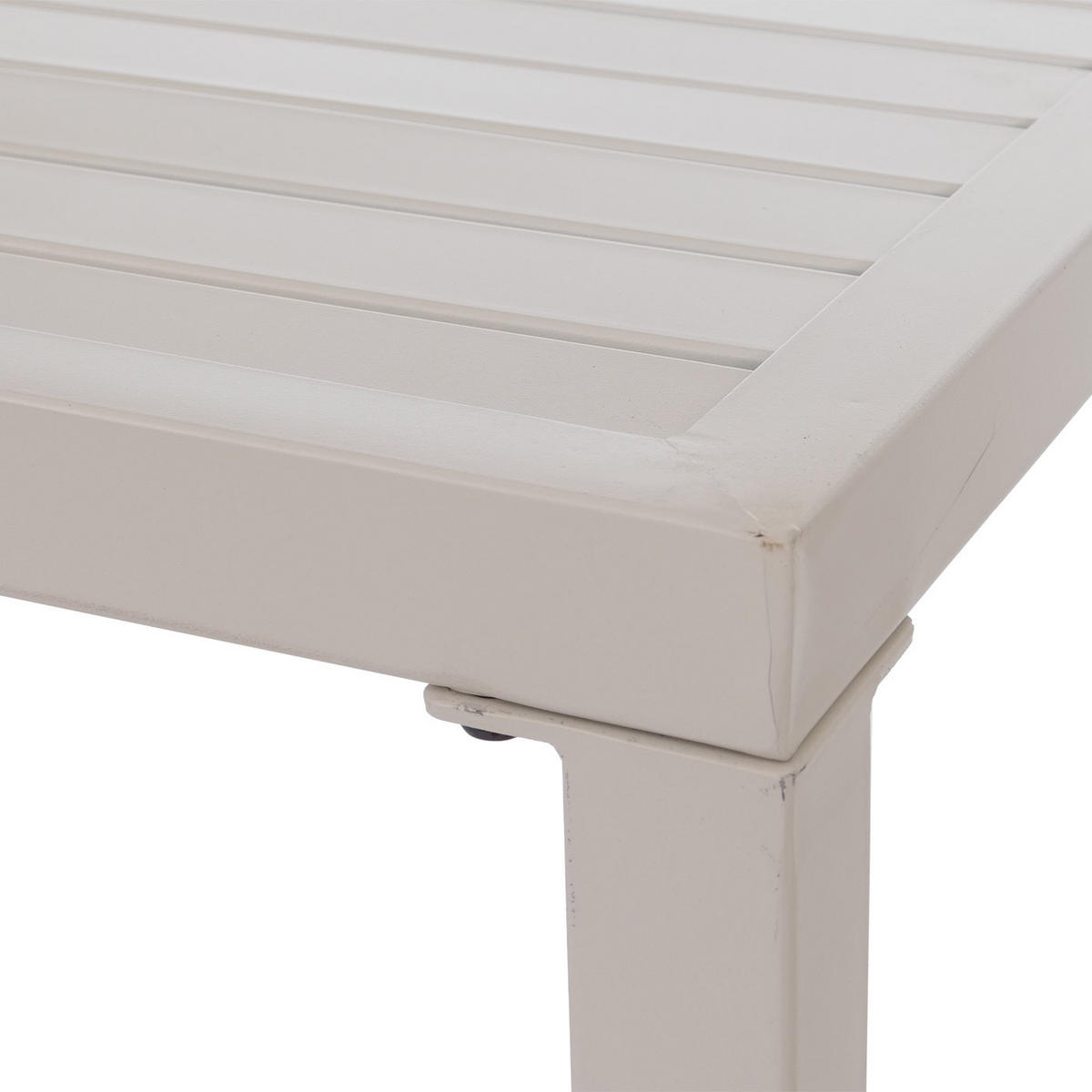 STEHTISCH hranatý - béžová, kov (65/130/105cm) - MCW