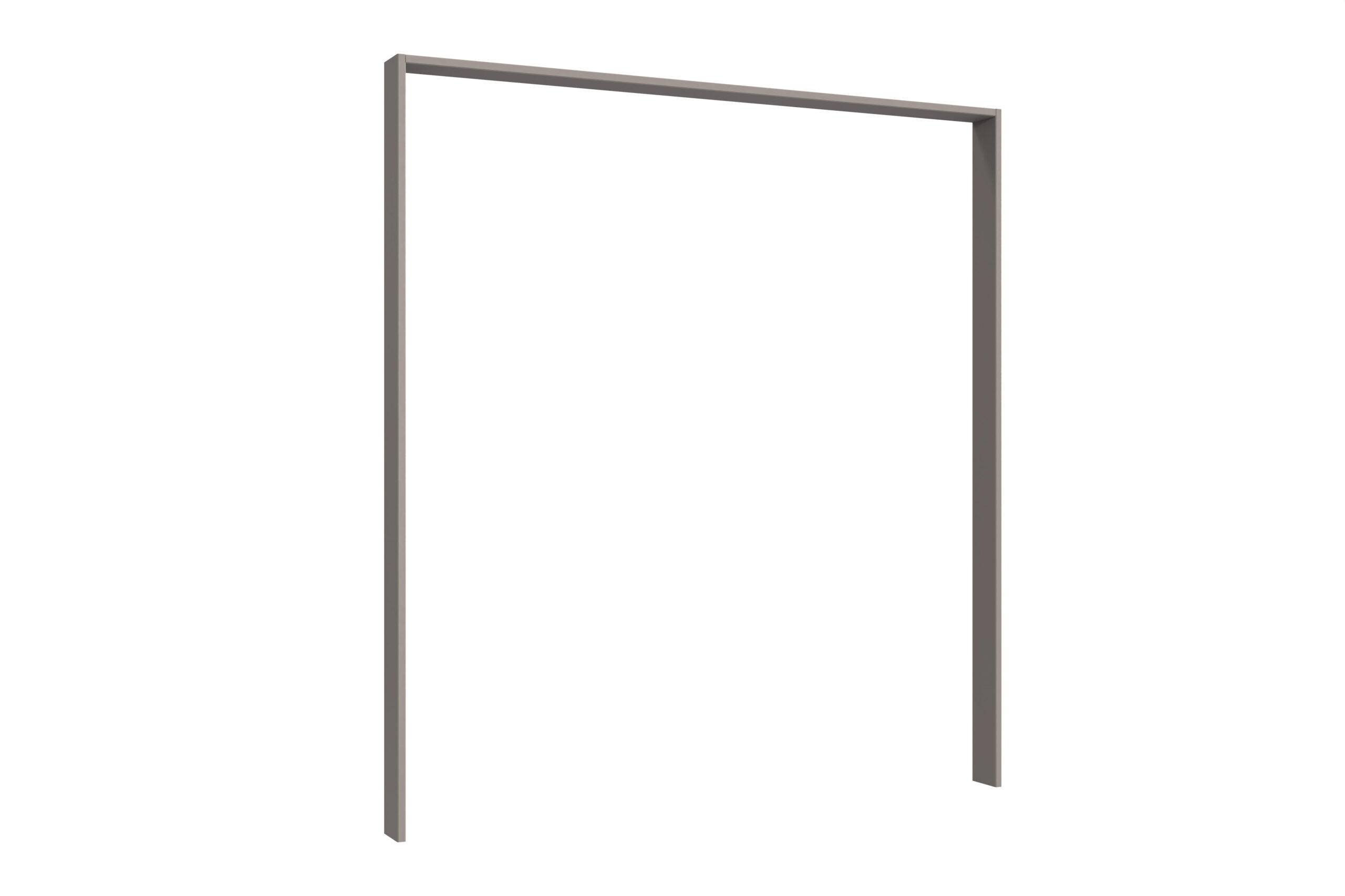 PASSEPARTOUT zu Kleiderschrank Bremen in Saharagrau mit Absetzungen in Multiplex - Grau, Holzwerkstoff (120/200/80cm)
