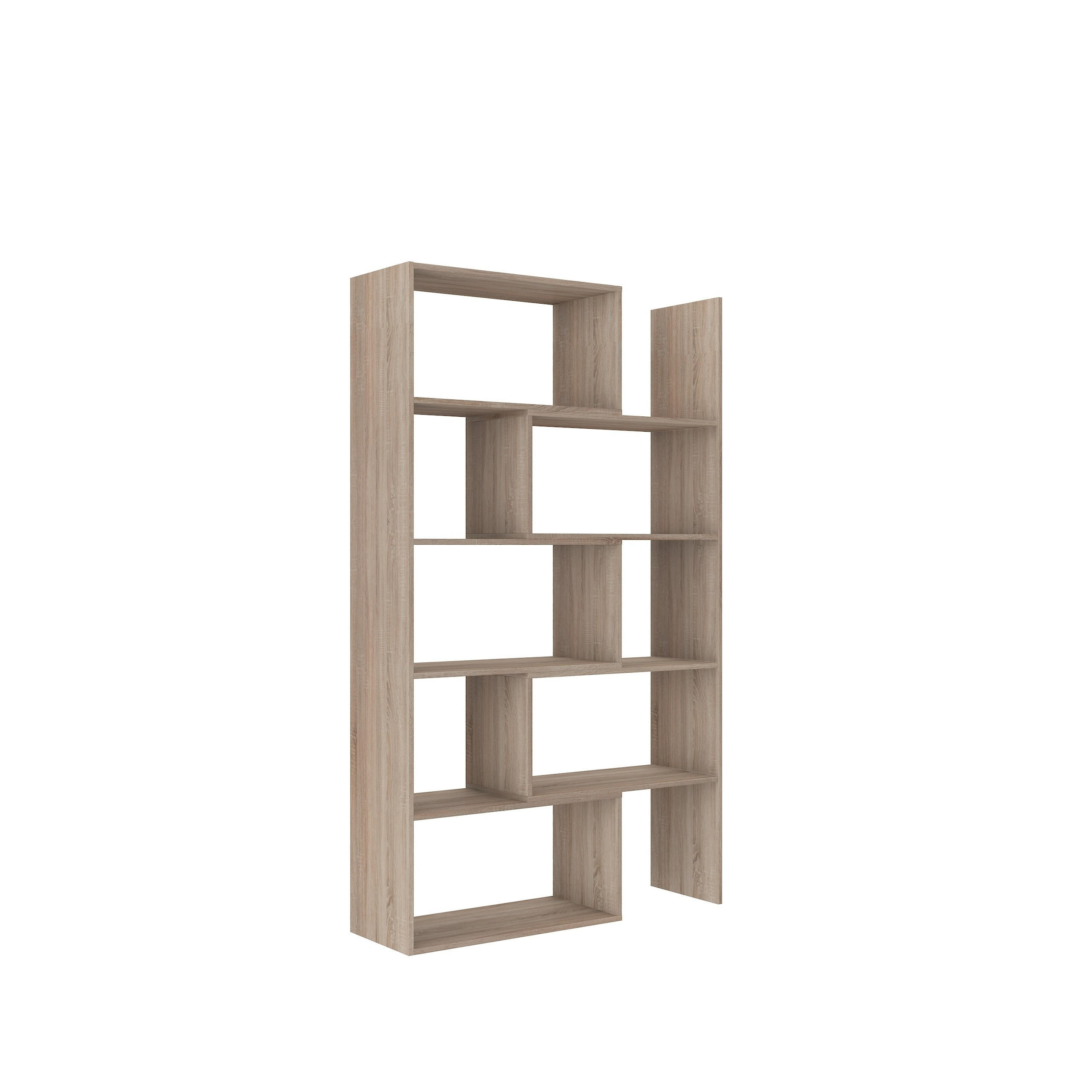 Masseno Bücherregal Sonoma Eiche 125x188x33 cm