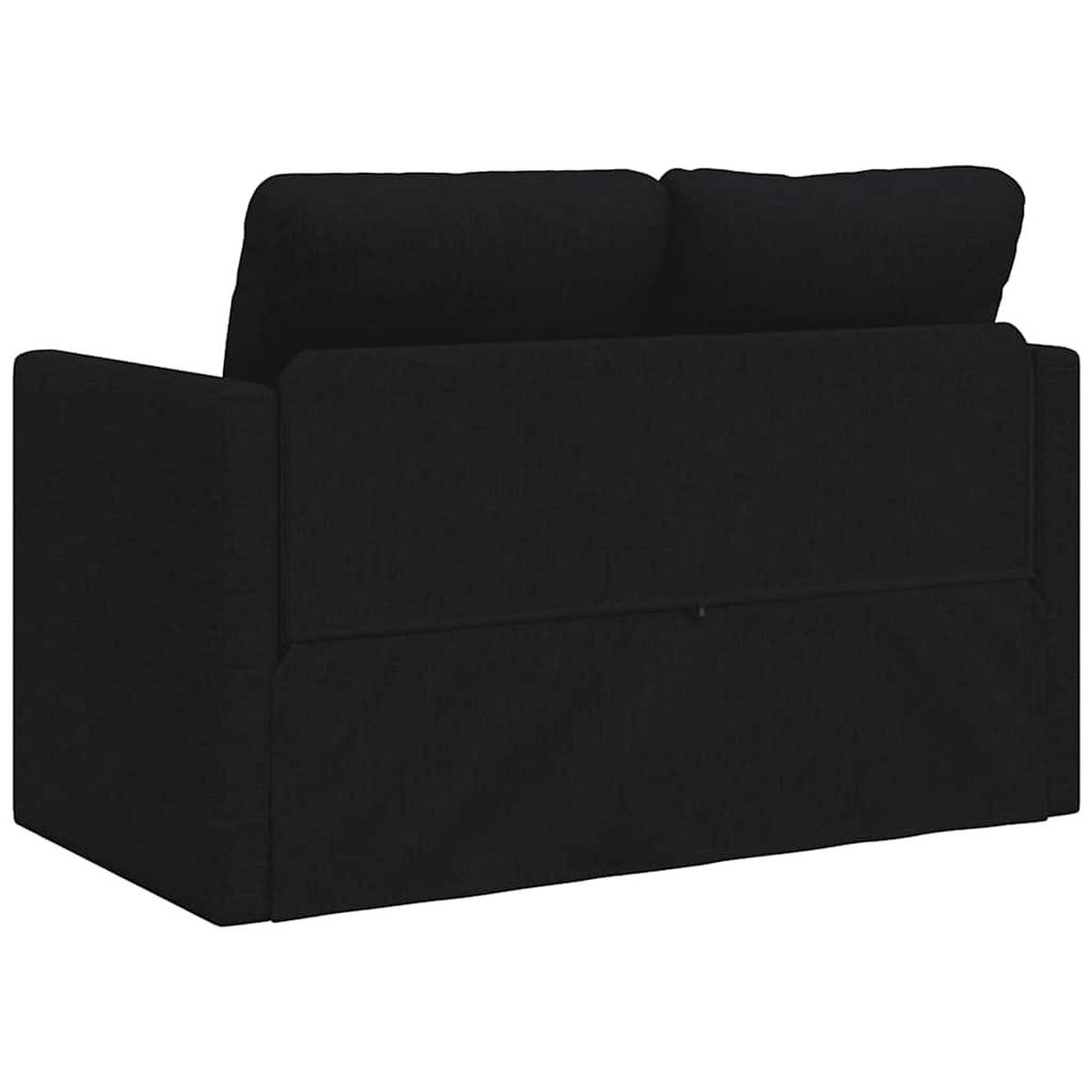 SCHLAFSOFA Anderson - Schwarz, Textil (112/60/55cm) - Nettlife