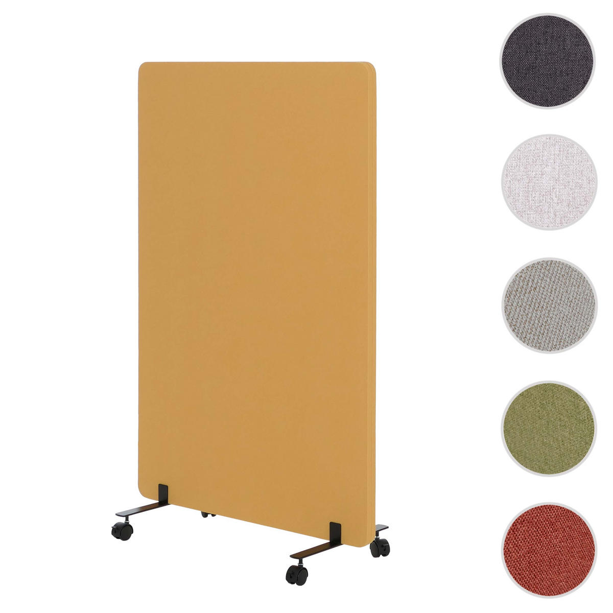 AKUSTICKÁ PŘÍČKA Žlutá - žlutá, textil (80/127/39cm) - MCW