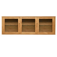 VITRINE Eiche massiv - Eichefarben/Braun, Holz/Holzwerkstoff (180/60/34cm) - Furnhouse