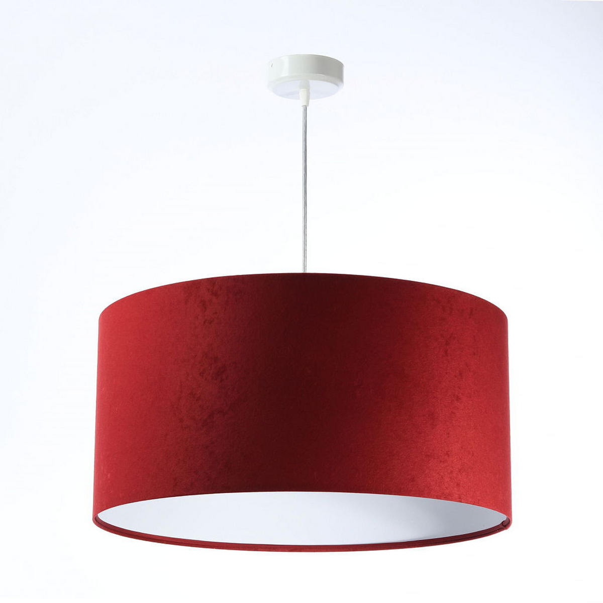 HÄNGELEUCHTE Rot 40/20 cm - Rot/Weiß, Kunststoff (40/0.6/20cm) - ONZENO