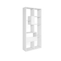 REGAL Bibliothek, Weiß, 67/31/162cm - Weiß, Holzwerkstoff (67/162/31cm) - Skraut Home