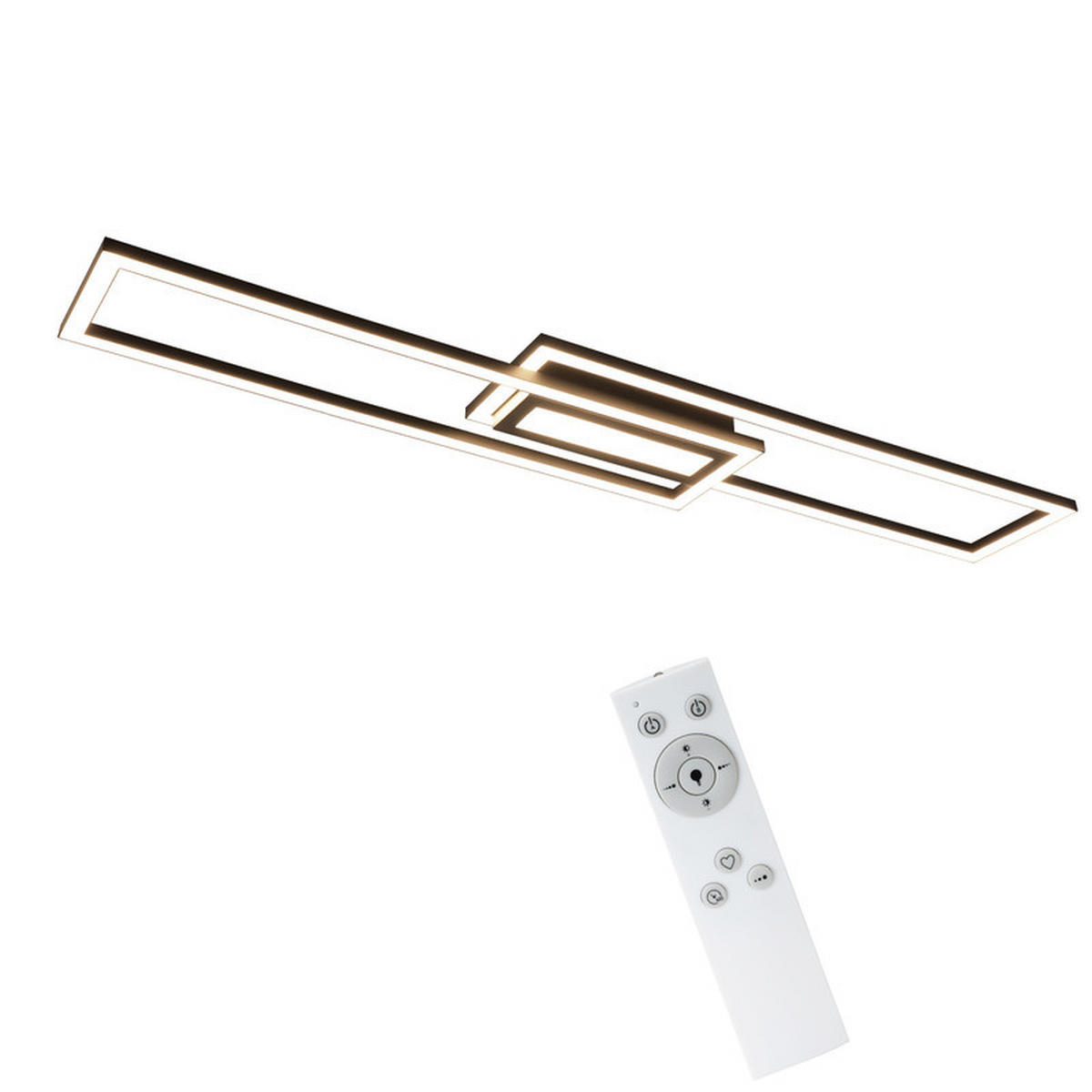 LED-DECKENLEUCHTE Maberry 17.2/95/5cm - Schwarz, Metall (95/17.2/5cm) - Nettlife