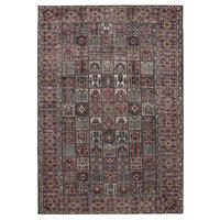 VINTAGE-TEPPICH George waschbar 140x200 cm - Rot/Multicolor, Kunststoff (140/200cm) - benuta