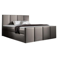 BOXBETT Lars - Grau, Holz (180/200cm) - MIRJAN24