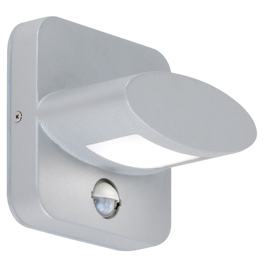 LED AUSSENLEUCHTE ALU Silber - Silberfarben, Metall (14/14/10.6cm) - Wofi