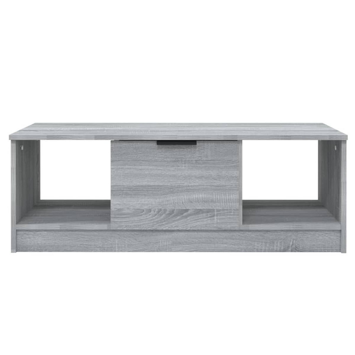 COUCHTISCH Grau Sonoma 102x50x36 cm Holzwerkstoff - Grau, Holzwerkstoff (102/50/36cm) - furnicato