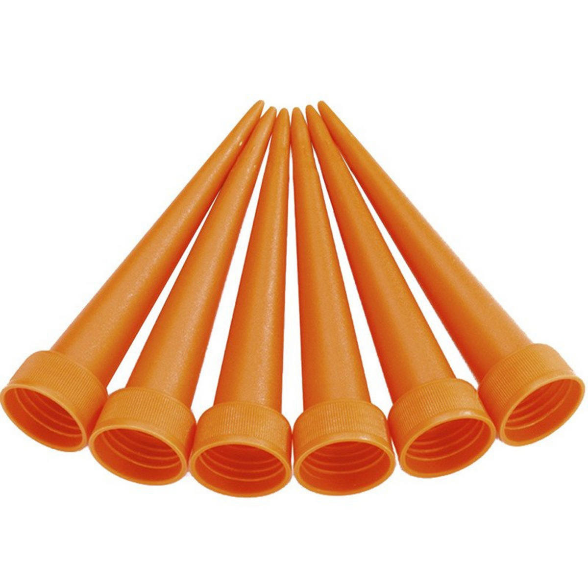 BEWÄSSERUNGSSPIKES 6er-Set - Orange, Kunststoff (3/15/3cm)