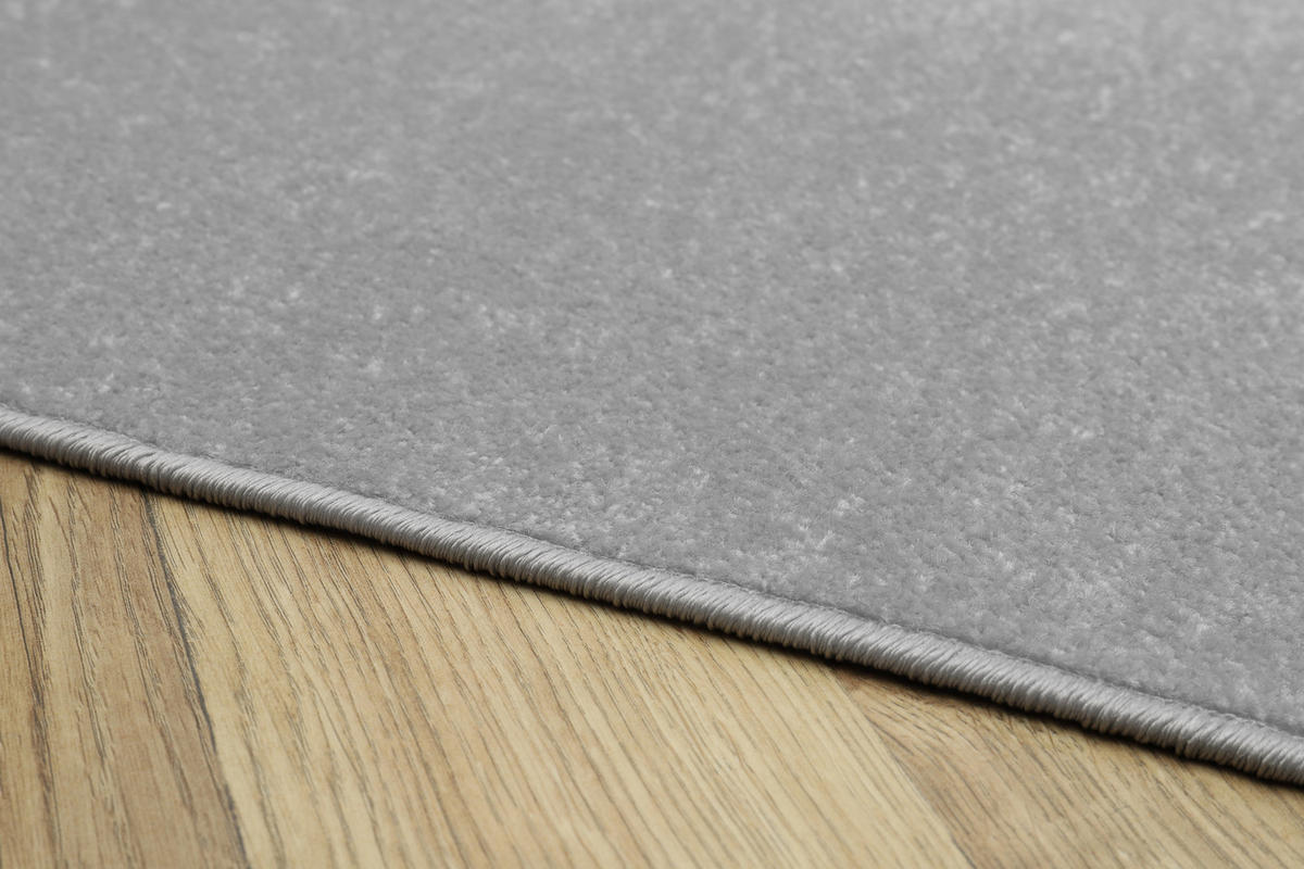 TEPPICH MONO SQUARE Grau 200/200 cm - Grau, Kunststoff (200/200cm) - Tapiso