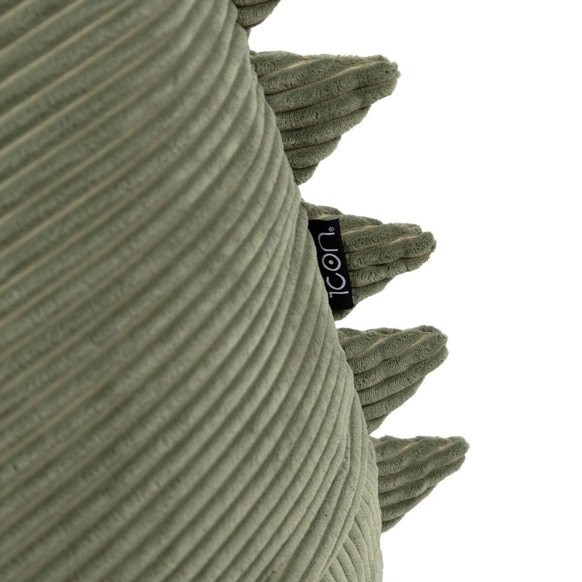 KINDERSITZSACK mit Kissen Dino Cord - Salbeigrün, Textil (72/66/102cm) - icon