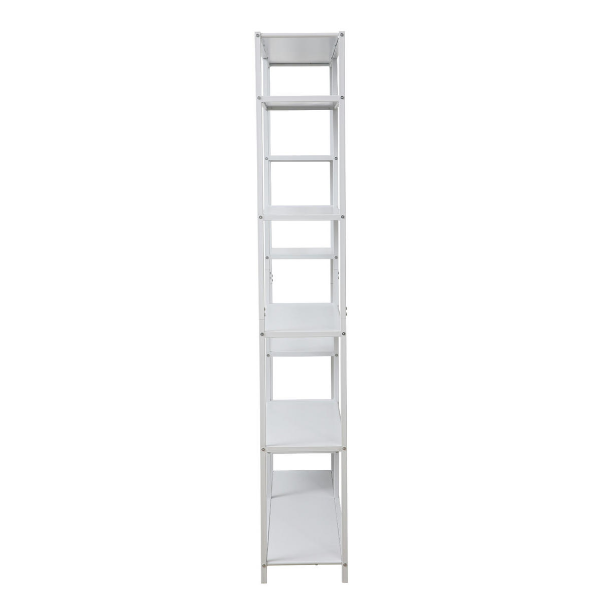 METALLREGAL CALIR Weiß - Weiß, Metall (120/188/29cm) - SVITA
