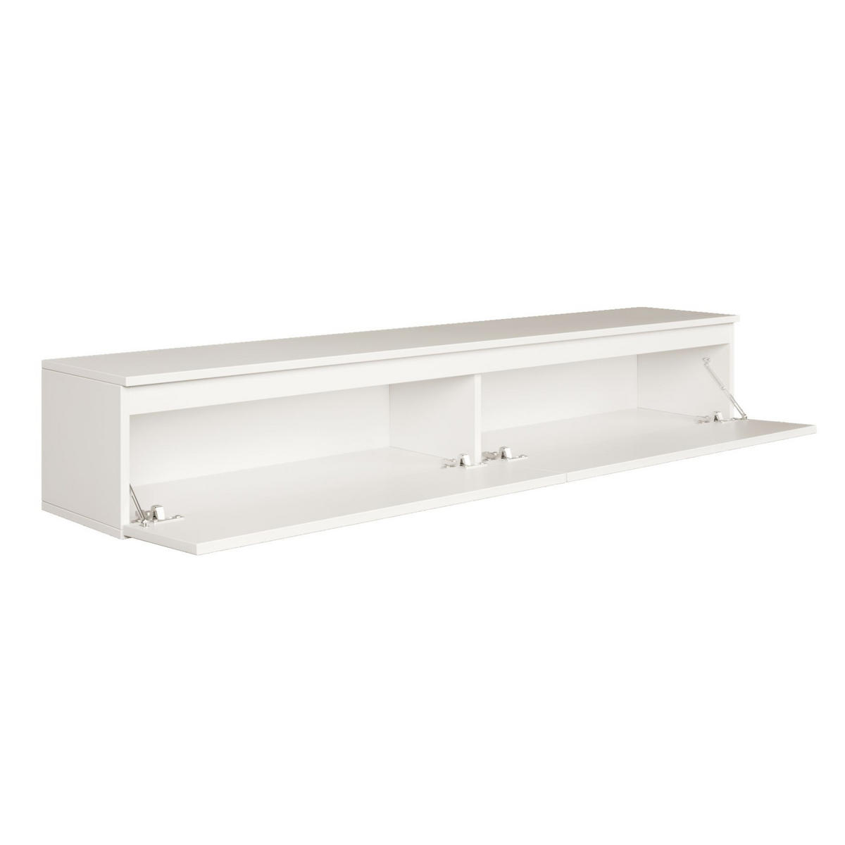 TV-LOWBOARD Bemmi Weiß 175 cm - Weiß, Holzwerkstoff (175/28.4/31.8cm) - Selsey