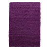 TEPPICH Hochflor Unifarben Polypropylen Wohnzimmer Shaggy Violett Läufer 80x150 - Lila, Textil (80/150cm) - KADIMA DESIGN