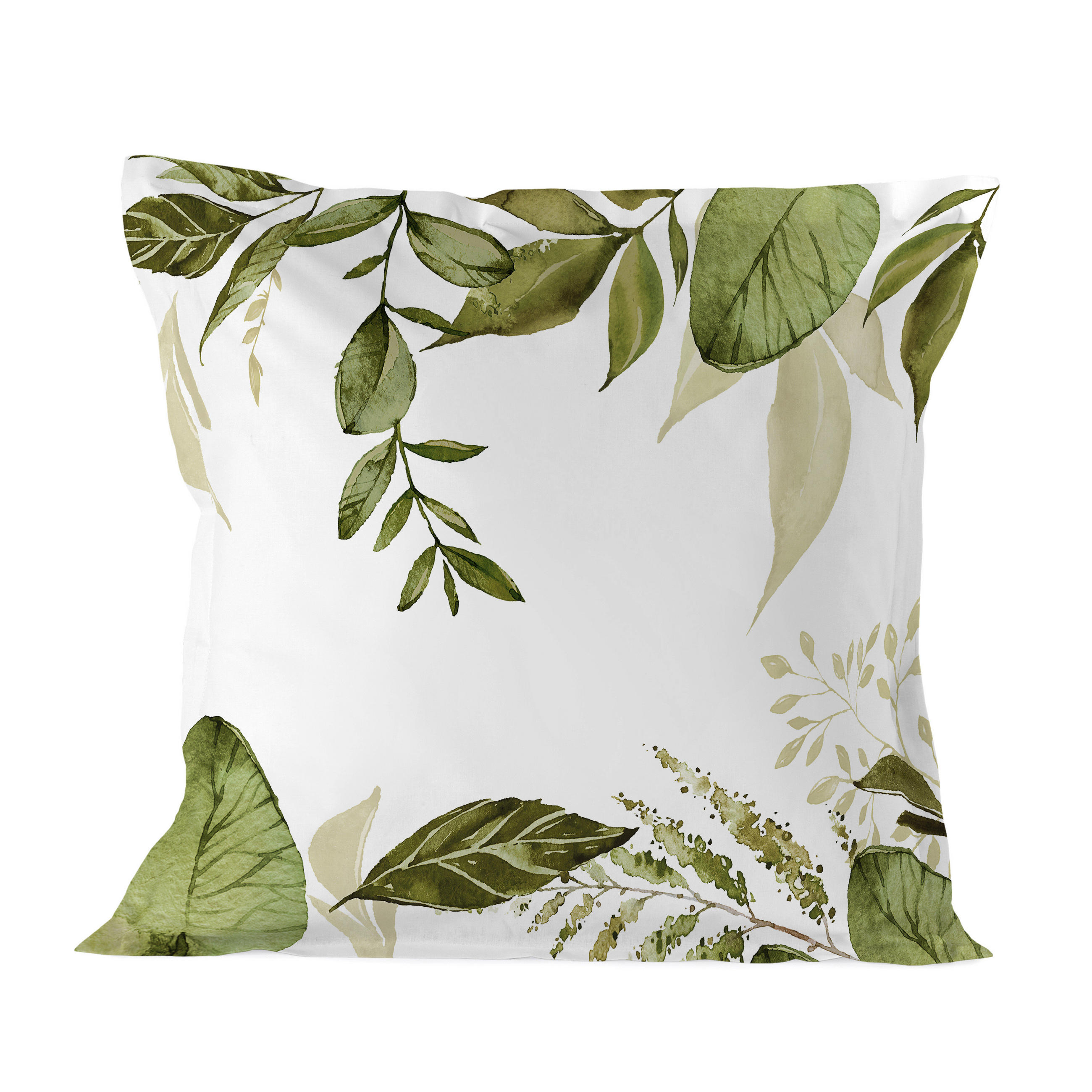 KISSENBEZUG herbal 80x80 cm mehrfarbig - Multicolor, Textil (80/80cm) - Happy Friday