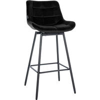 BARHOCKER Weston schwenkbar 105x49x56 cm schwarz - Schwarz, Metall (49/105/56cm) - furnicato