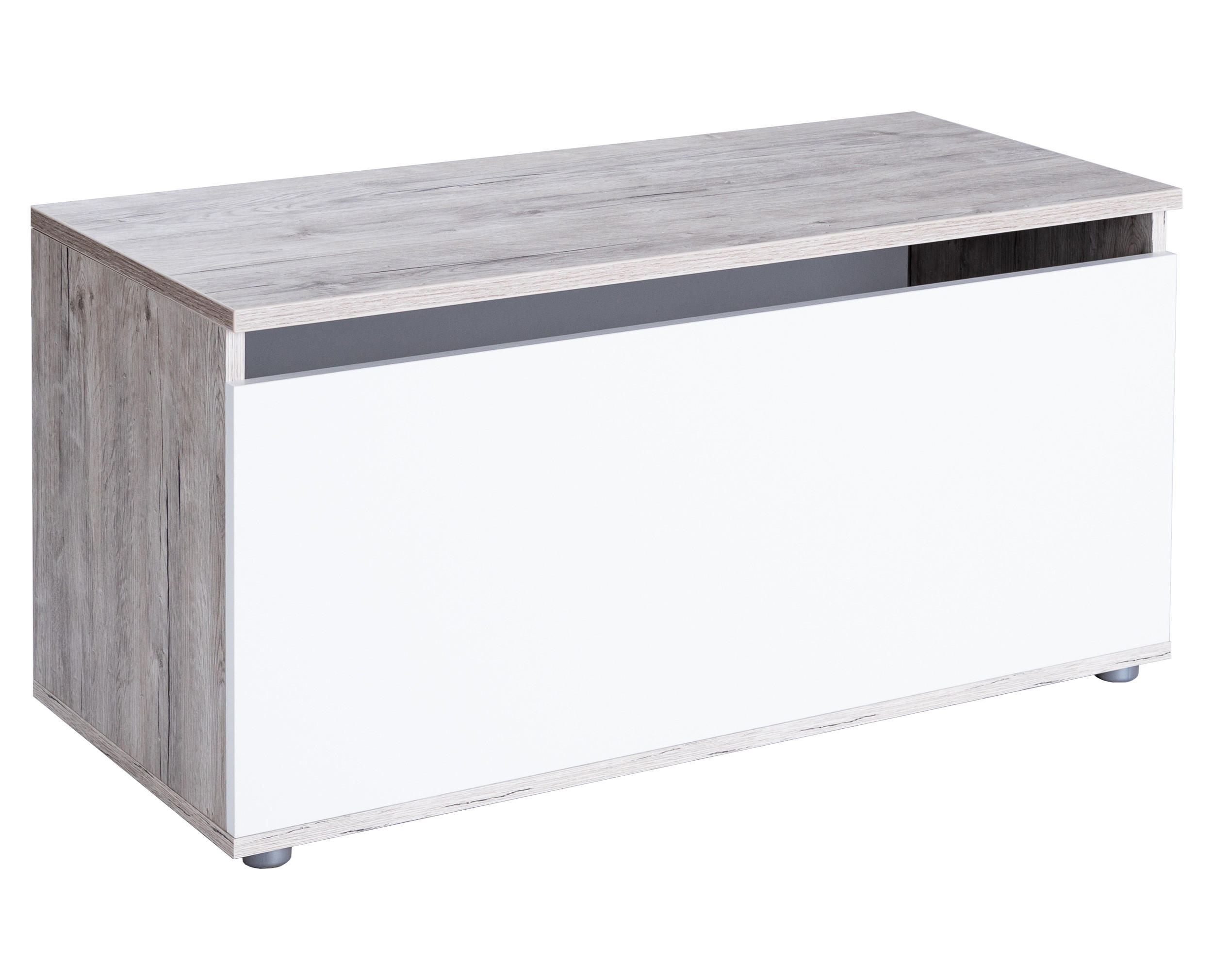 SPIELZEUGKISTE Bente - Eichefarben/Weiß, Holzwerkstoff (90/40cm) - arthur berndt