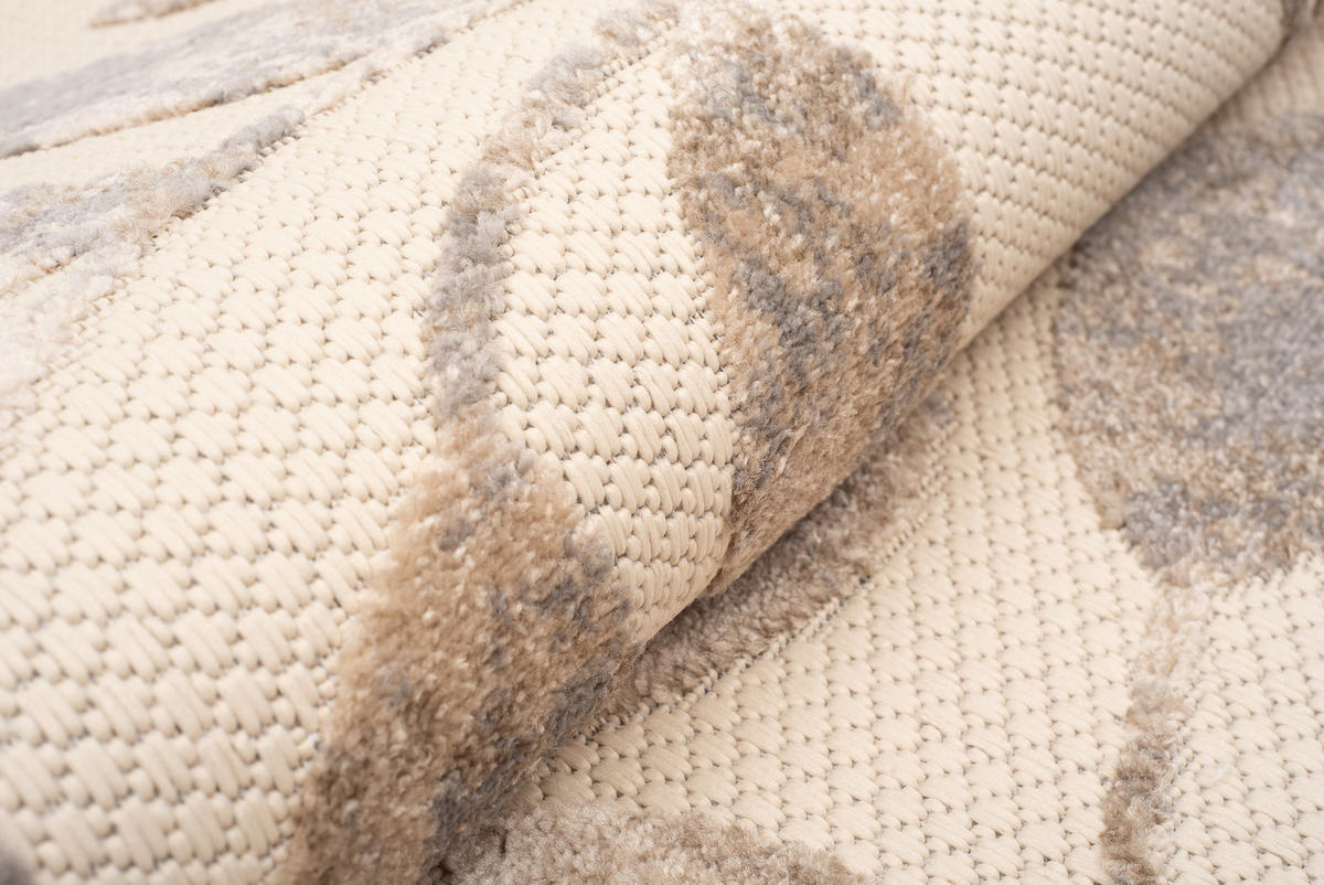 TEPPICH PATIO Creme 200/300 cm - Creme, Kunststoff (200/300cm) - Tapiso