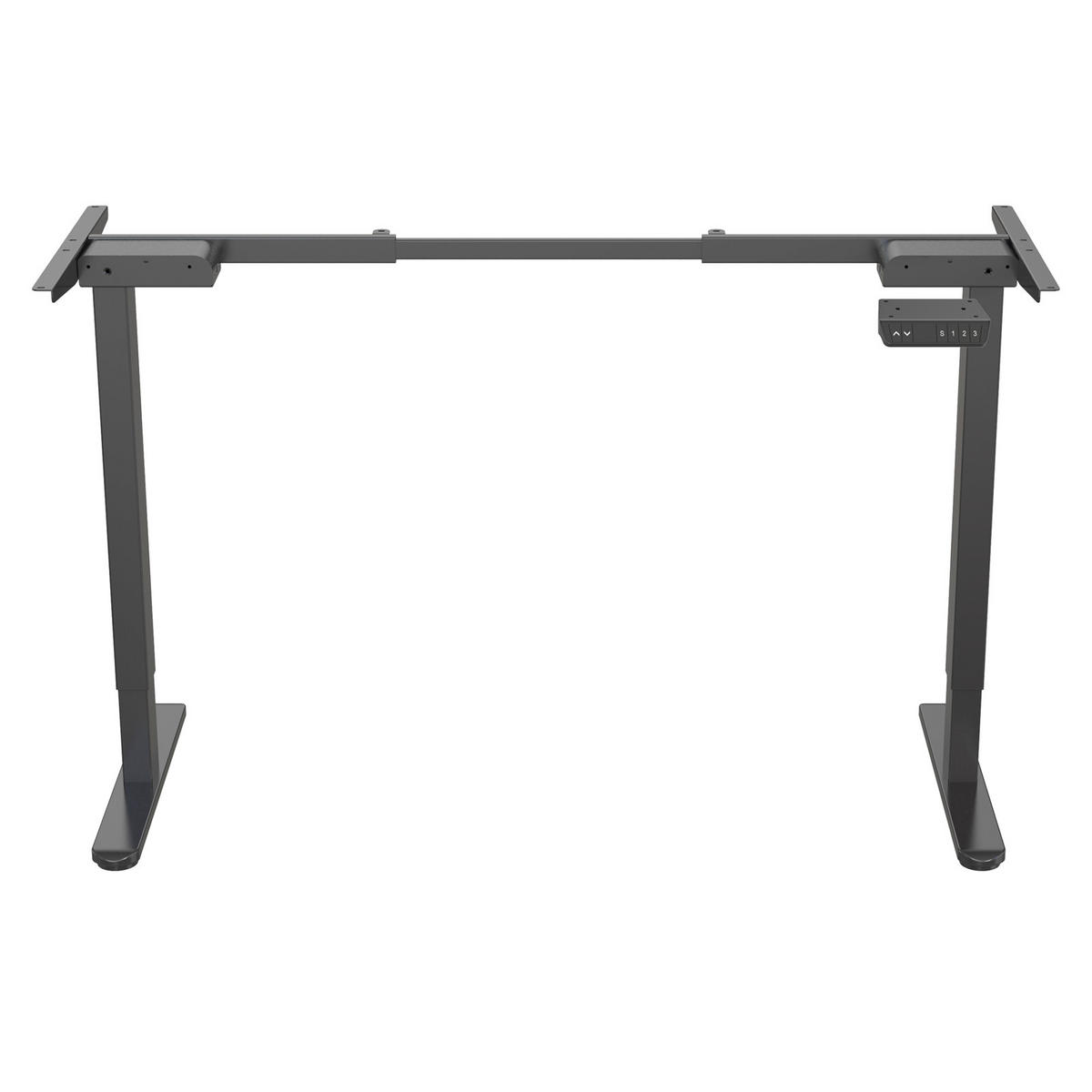 SCHREIBTISCHGESTELL Dobon Schwarz - Schwarz, Metall (58.5/140/120cm) - SVITA