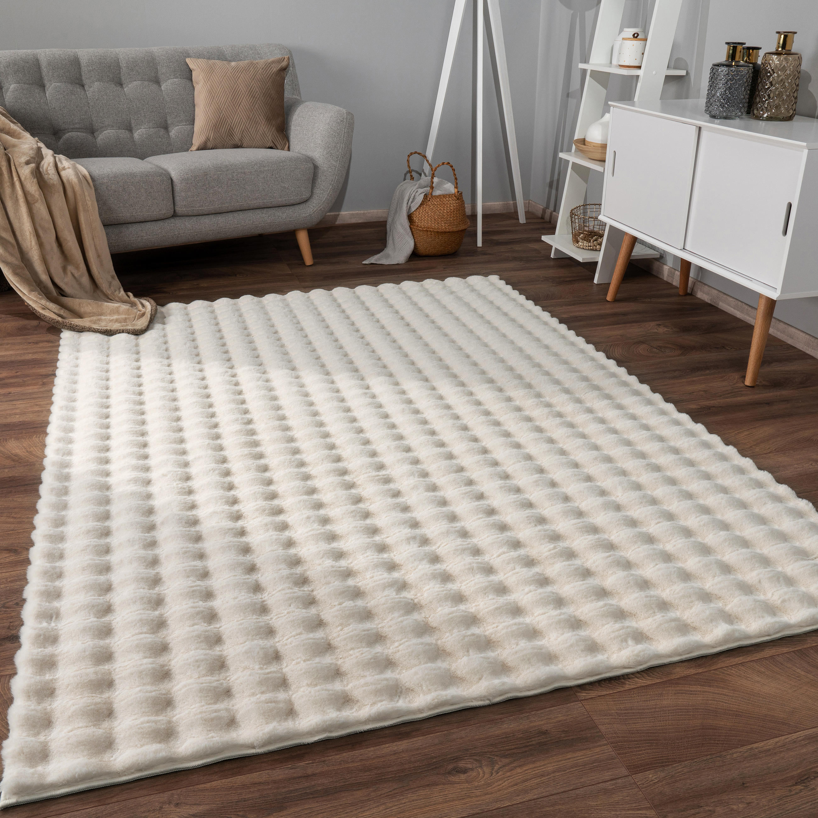 HOCHFLORTEPPICH 200/280 cm Arnheim 741 - Creme, Textil (200/280cm) - Paco Home