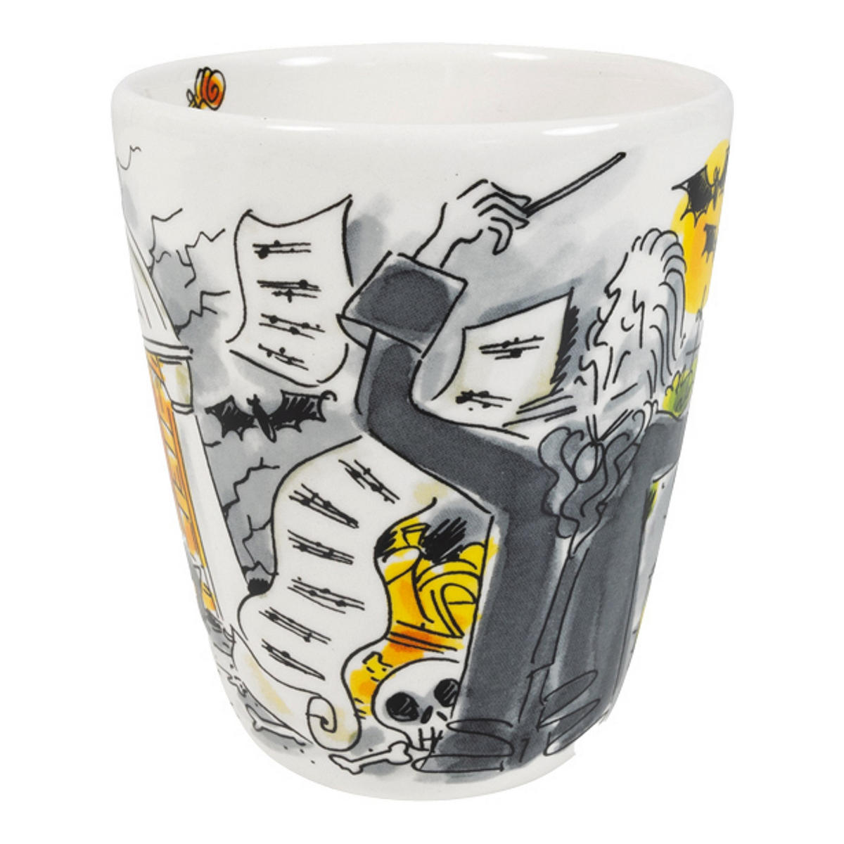 BECHER Danse Macabre in Bunt - 350 ml - Multicolor, Keramik (0.35L) - Blond Amsterdam