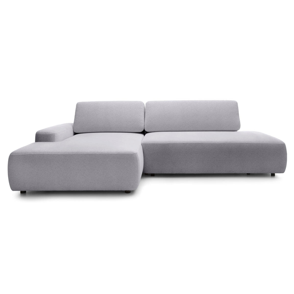 ECKSOFA Bamby Grau 276 cm - Grau, Textil (276/82/164cm) - Pillovely