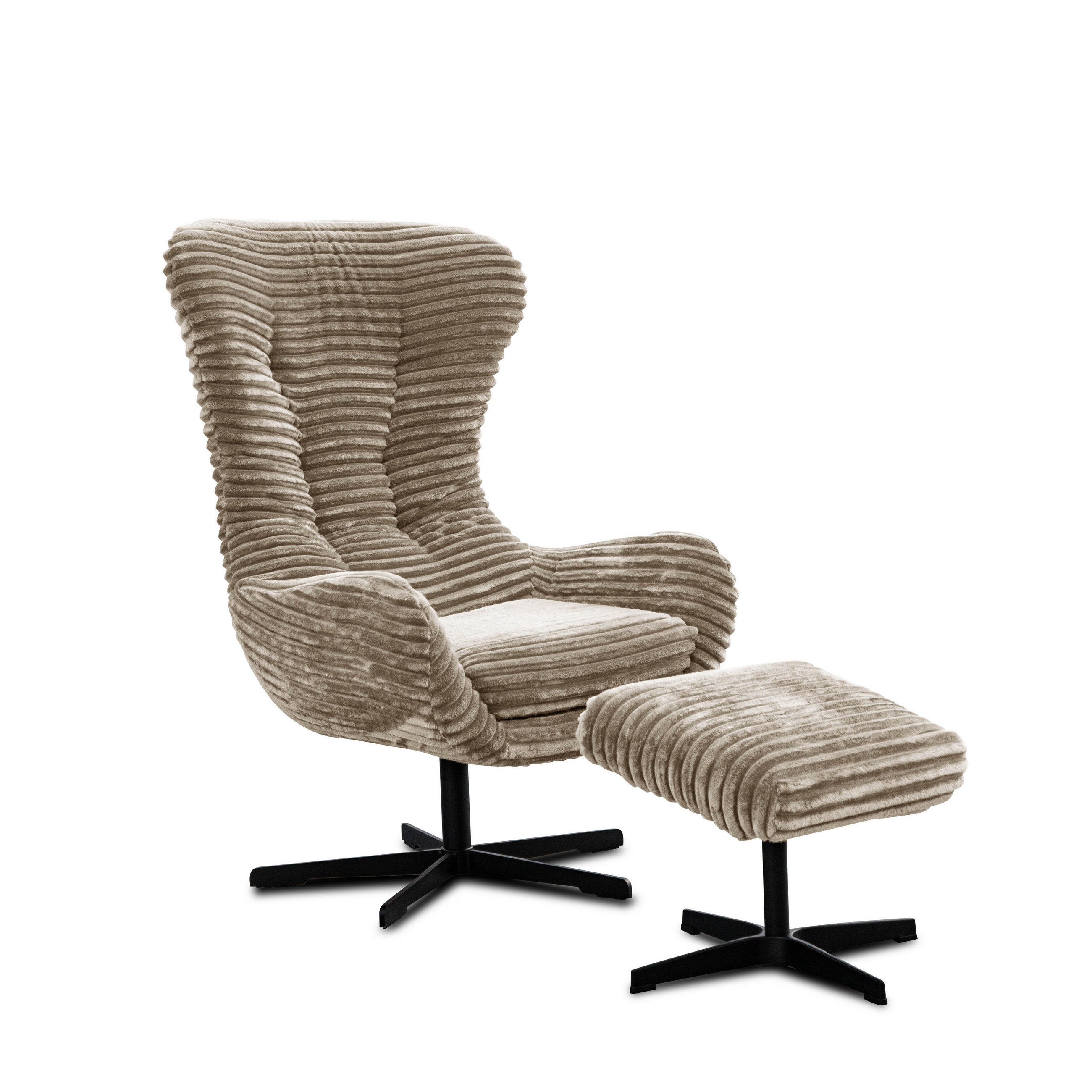 Courtois Laville Sessel Hellbraun 74x116x84 cm