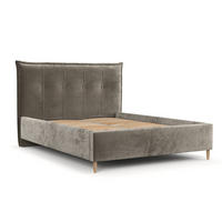 POLSTERBETT Plaza 180/200 cm Beige im Lotta Stoff - Beige/Naturfarben, Holz/Holzwerkstoff (180/200cm) - AltaBeds