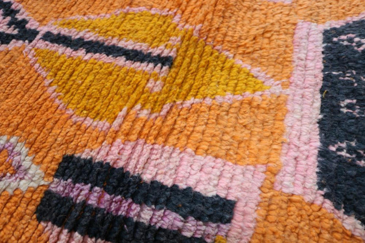 BERBERTEPPICH aus reiner Wolle 77x 375 cm - Orange, Naturmaterialien (77/375cm) - AFK Living