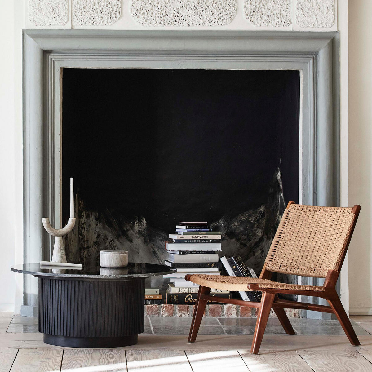 COUCHTISCH ERIE Schwarz 90x90x40 cm - Schwarz, Holz (90/90/40cm) - FURNLUX