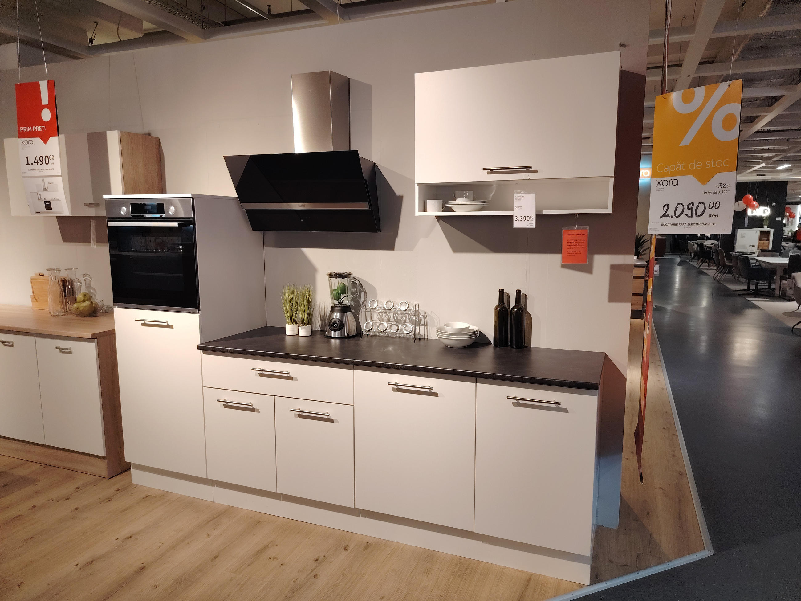 BUCĂTĂRIE FĂRĂ ELECTROCASNICE EDDY - Xora