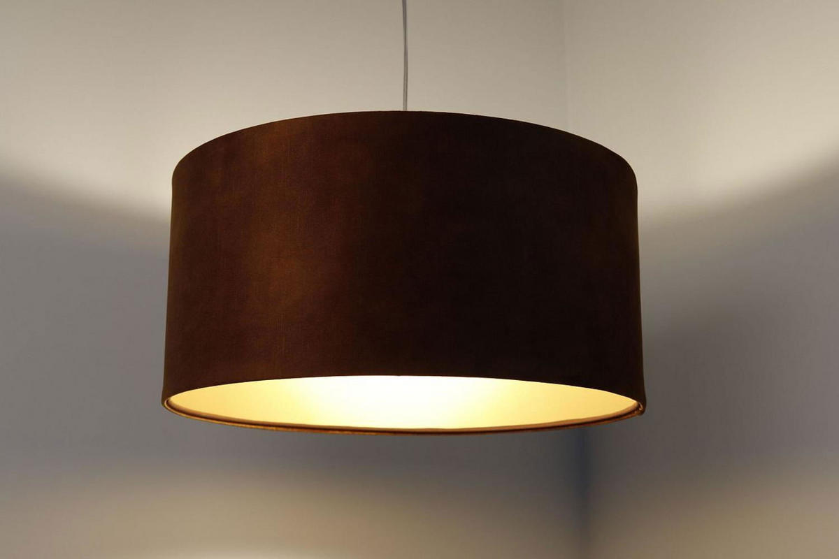 HÄNGELEUCHTE Gold 50/25 cm - Goldfarben/Braun, Kunststoff (50/0.6/25cm) - ONZENO