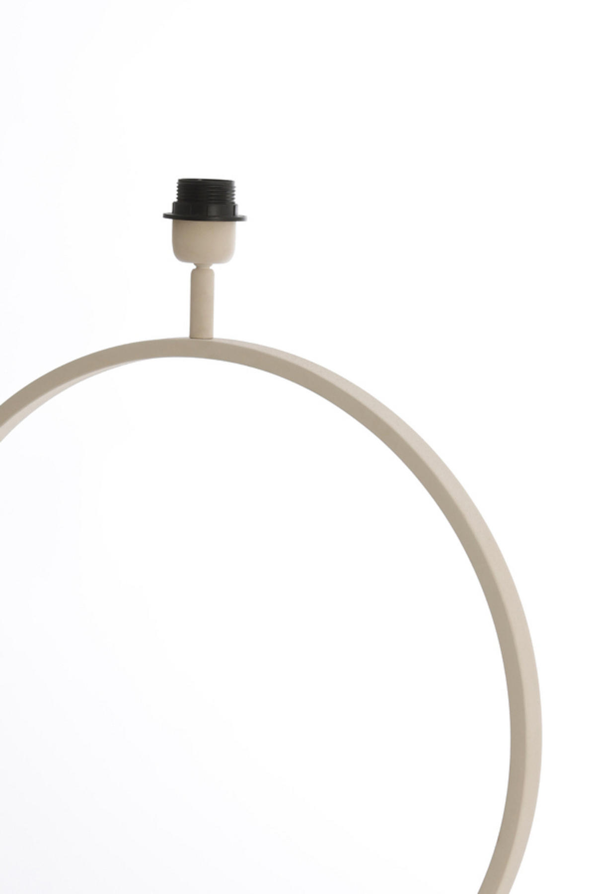 LAMPENFUSS Liva Weiß Ø50/64 cm - Weiß, Metall (50/15/59cm) - Light & Living