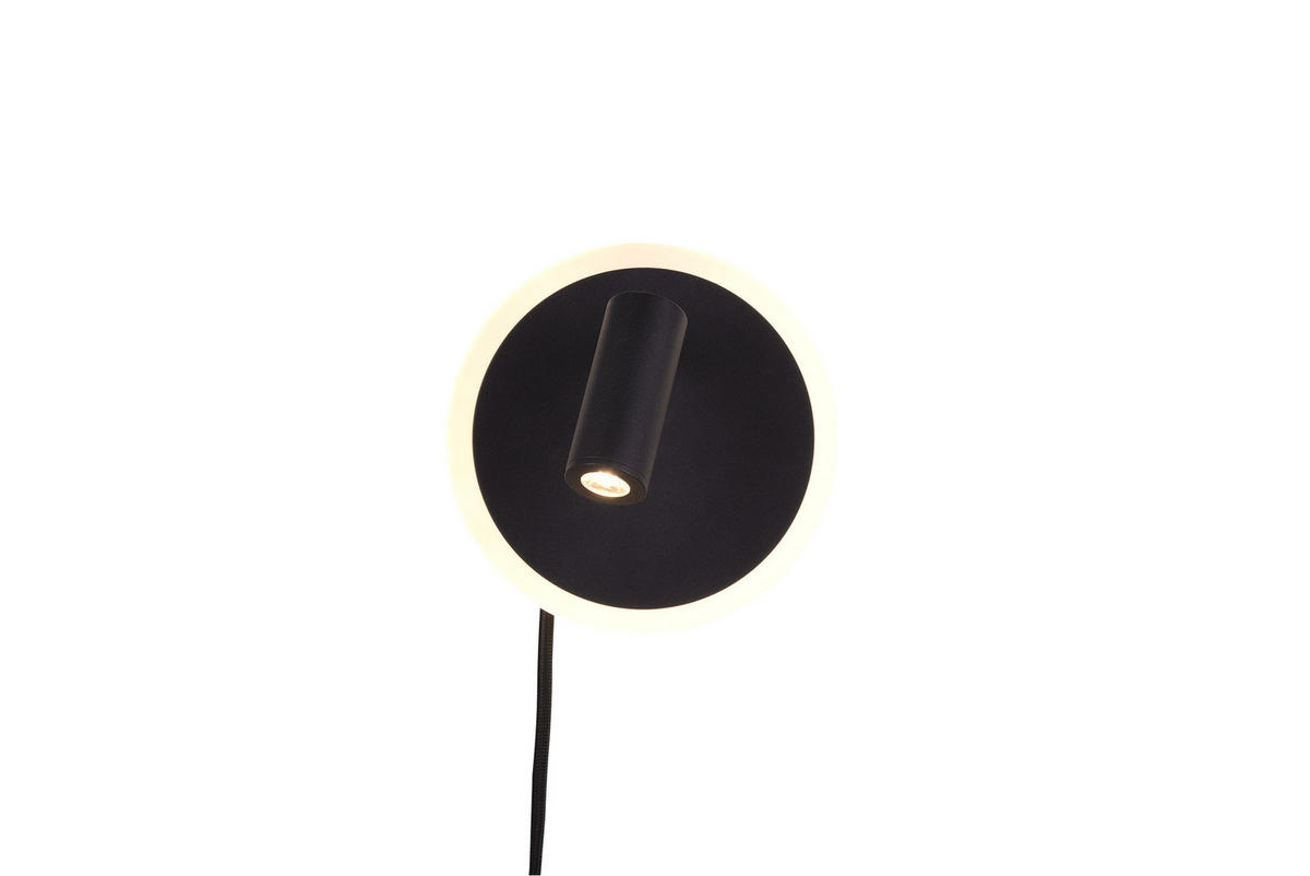 WANDLEUCHTE JORDAN - Schwarz - 15/15/15 cm - Schwarz, Metall (15/15/15cm) - Trio Leuchten