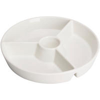 SNACKPLATTE rund 19,5 cm - Weiß, Keramik (19.5/3.5/19.5cm) - Excellent Houseware