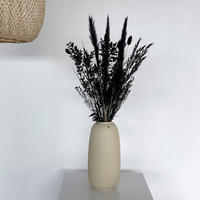 TROCKENBLUMENSTRAUSS Schwarz - schwarz / 60 cm - Schwarz, Naturmaterialien (60cm) - Lykke & You