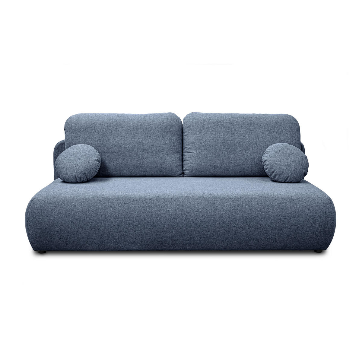Schlafsofa CLAIRE, zweisitzig, mit Schlaffunktion, Neve 74 - Blau, Textil (208/90/95cm) - Lookway