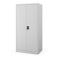 METALLSCHRANK für Büro und Werkstatt JAN D600 - Grau, Metall (90/185/60cm) - Jan Nowak